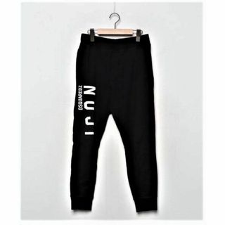 DSQUARED2 ディースクエアード LOGO SWEAT PANTS S74KB0431 ロゴプリント スウェットジョガーパンツ グレー