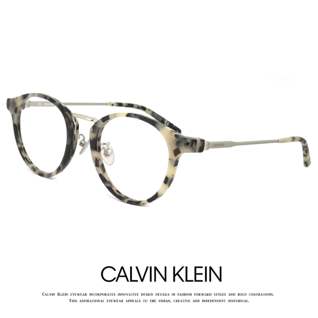 【新品】 カルバンクライン メガネ ボストン ck18713a-106 calvin klein 眼鏡 メンズ レディース 丸メガネ めがね Calvin Klein カルバン・クライン