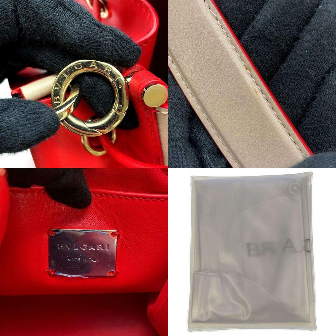 ブルガリ ハンドバッグ ビーゼロワン バケットバッグ レザー 288208 BVLGARI 2wayショルダーバッグ