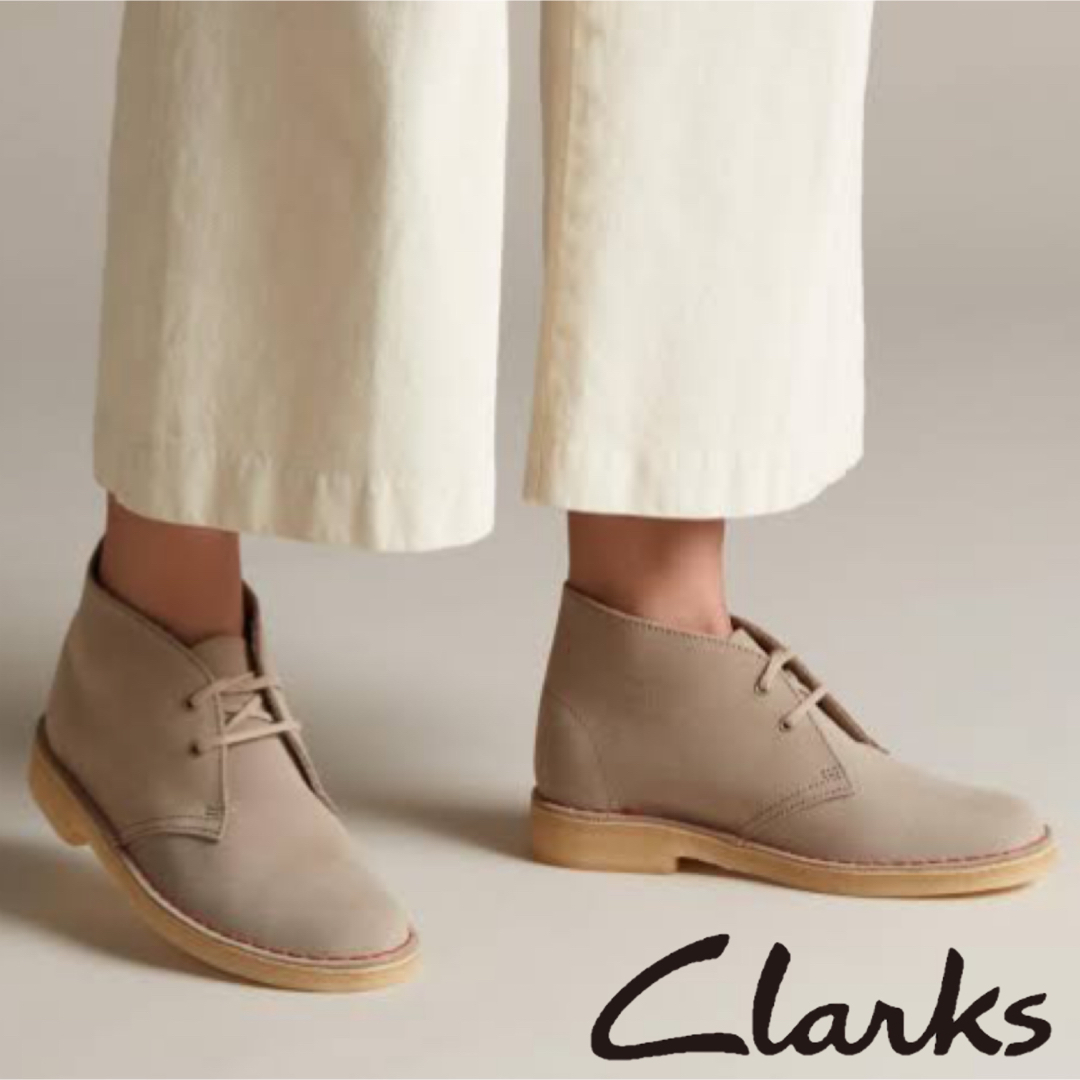 レディースClarks Desert Boot Sand Suede 22cm