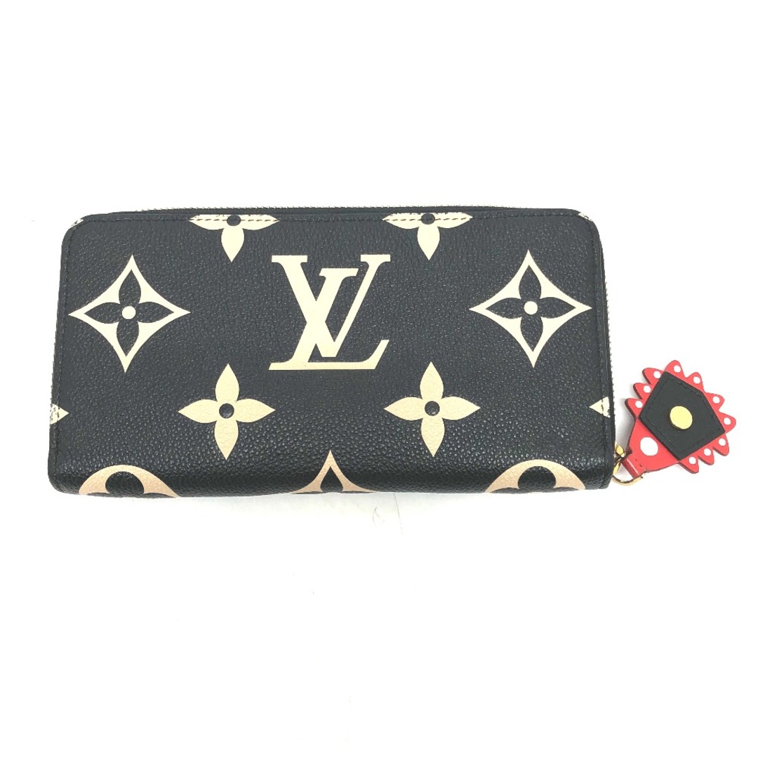 ルイヴィトン LOUIS VUITTON LV クラフティ M69698 モノグラムアンプラント ジッピー ウォレット  長財布 モノグラムアンプラントレザー ブラック