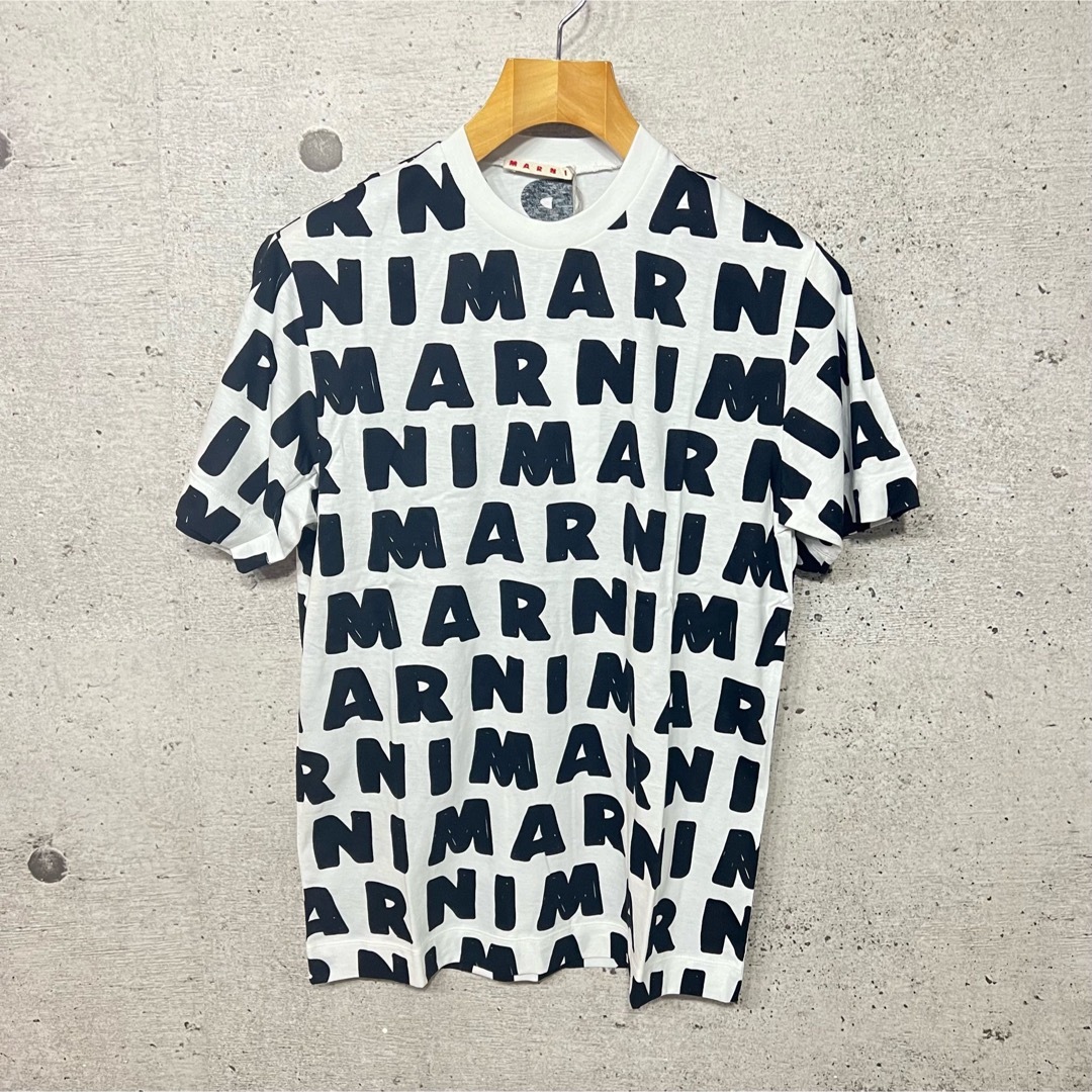 新品　MARNI マルニキッズ　大人OK ロゴTシャツ　半袖　ブランド　S