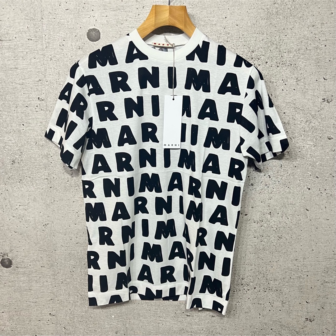 MARNI マルニ 大人もOK ロゴTシャツ ブラック デニムに-