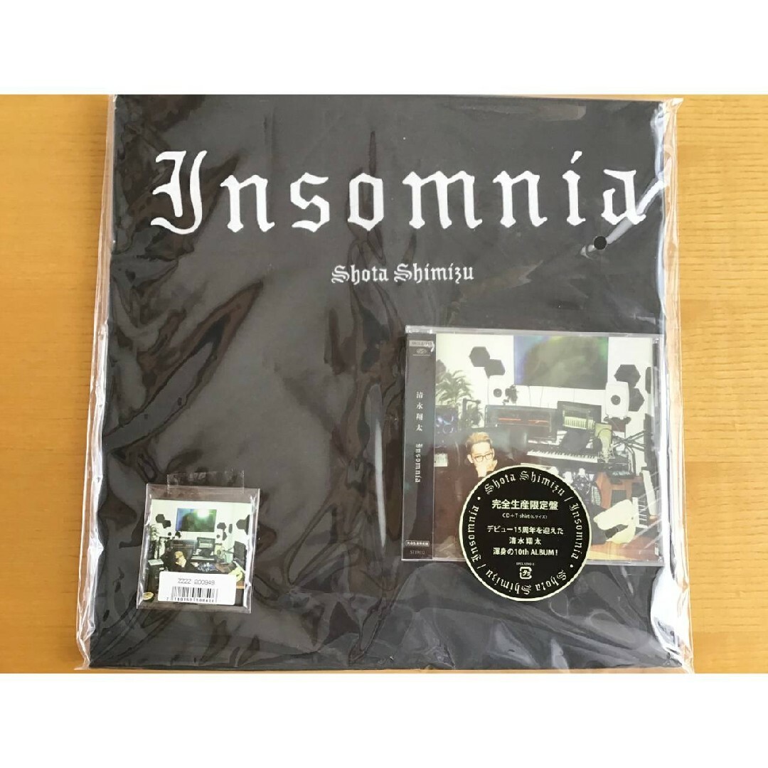 清水翔太　Insomnia【完全生産限定盤】CD+限定Tシャツ