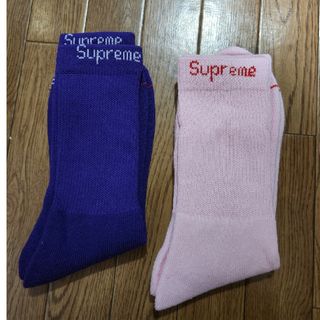 supreme ピンク＆パープルSOCKS(ソックス)