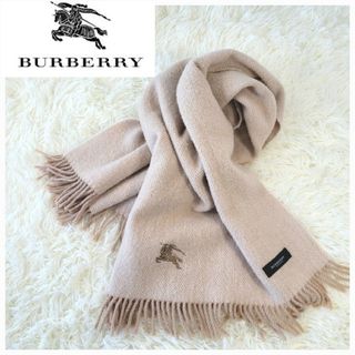 バーバリー(BURBERRY)の【希少】BURBERRY LONDON マフラー ヘリンボーン ウール(マフラー/ショール)