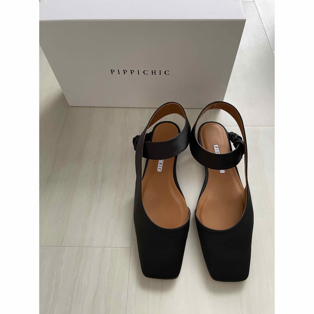 PIPPICHIC - PIPPICHIC・ピッピシック・サテンフラットシューズ・新品 PIPPICHIC - PIPPICHIC・ピッピシック・サテンフラットシューズ・新品