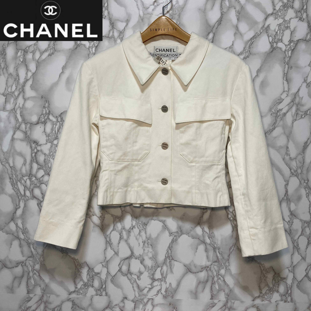 CHANEL シャネル　ジャケット　デニム　Mサイズ