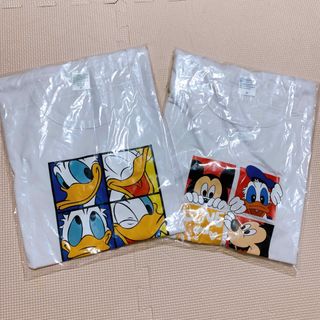 ディズニー(Disney)の【新品未開封】ディズニー　半袖Tシャツ　白Tシャツ　2枚セット　Mサイズ(Tシャツ(半袖/袖なし))