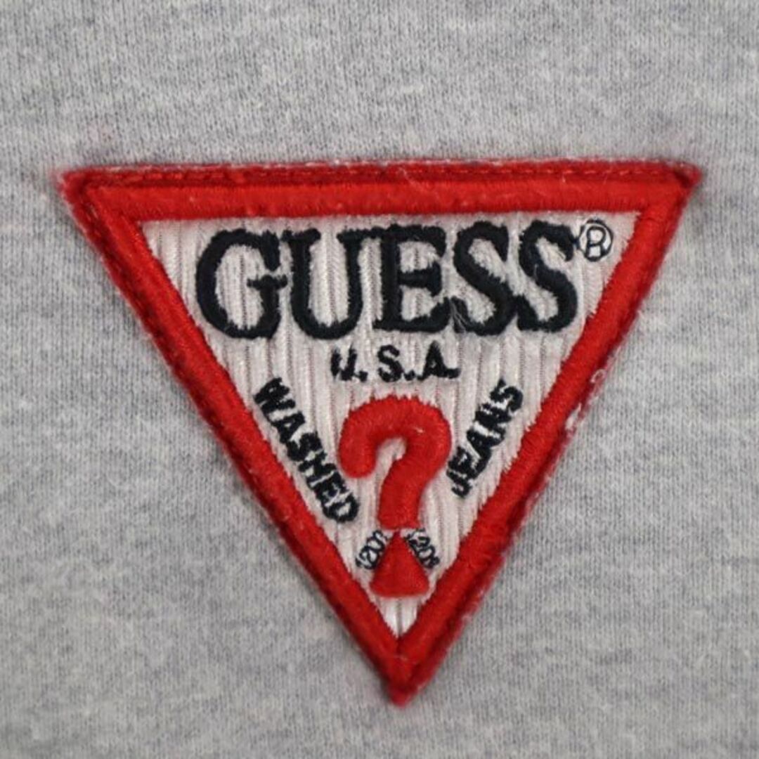 GUESS   ゲス ジップパーカー S グレー系 Guess トライアングルロゴ