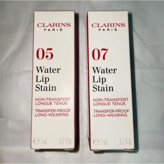 クラランス(CLARINS)の【美品】ウォーターリップ ステイン 05 07(リップグロス)