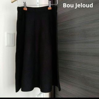 ブージュルード(Bou Jeloud)のBou Jeloud❤黒色フレアースカート(ひざ丈スカート)