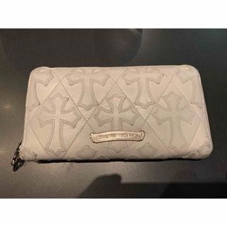 クロムハーツ(Chrome Hearts)のリリー様専用クロムハーツ セメタリークロスキルテッドWhite(長財布)