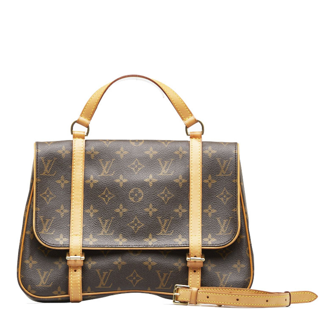 ルイ ヴィトン モノグラム マレル サックアド リュック バックパック M51158 PVC レディース LOUIS VUITTON 【1-0115879】約66cm開閉式