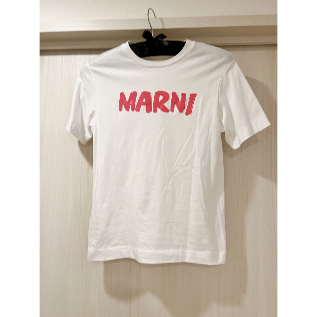 MARNI キッズ 半袖 Tシャツ マルニ ロゴ キッズ