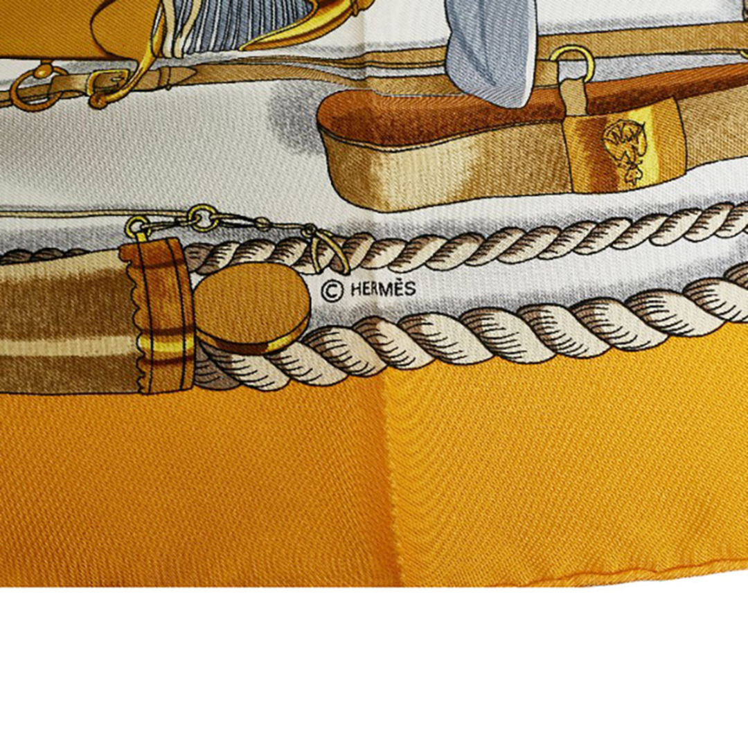 エルメス カレ90 BATEAU A VAPEUR DE JOUFFROY DABBANS 蒸気船 スカーフ シルク レディース HERMES 【222-17347】