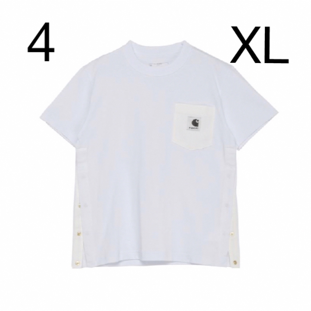 白3 sacai Carhartt WIP T-shirt tシャツ 新品