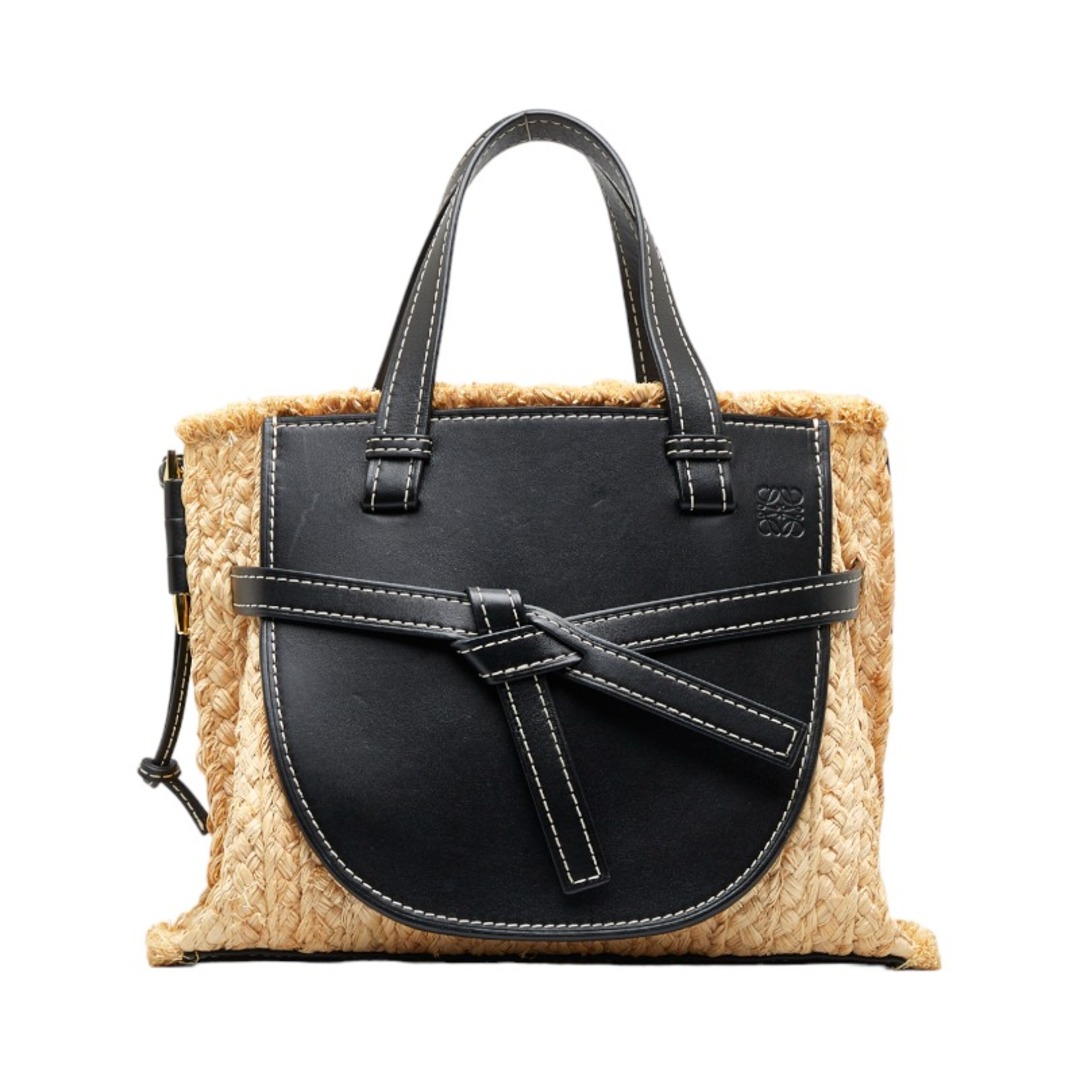 LOEWE(ロエベ)のロエベ アナグラム ゲート トップハンドル ハンドバッグ ショルダーバッグ 2WAY 329.13.U61 レザー レディース LOEWE 【219-17502】 レディースのバッグ(ショルダーバッグ)の商品写真