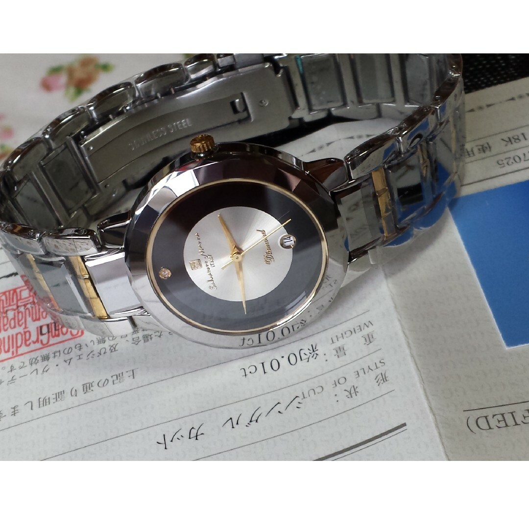 超希少❗極上素材! 【K18純金無垢】(リューズ)、ダイヤ付き高級