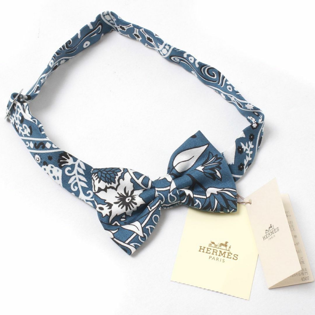 17500円 FLEURS PAPILLONS エルメス 蝶ネクタイ DE ET TISSU reduktor