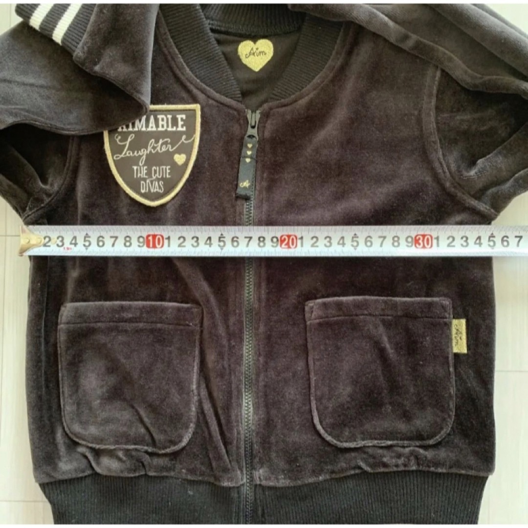 AIMABLE(エマーブル)の未使用　エマーブル　ジャケット　上着　130 キッズ/ベビー/マタニティのキッズ服女の子用(90cm~)(ジャケット/上着)の商品写真