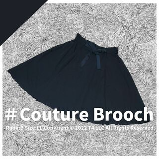 クチュールブローチ(Couture Brooch)のCouture Brooch スカート LLサイズ 膝丈 リボン ✓2135(ひざ丈スカート)