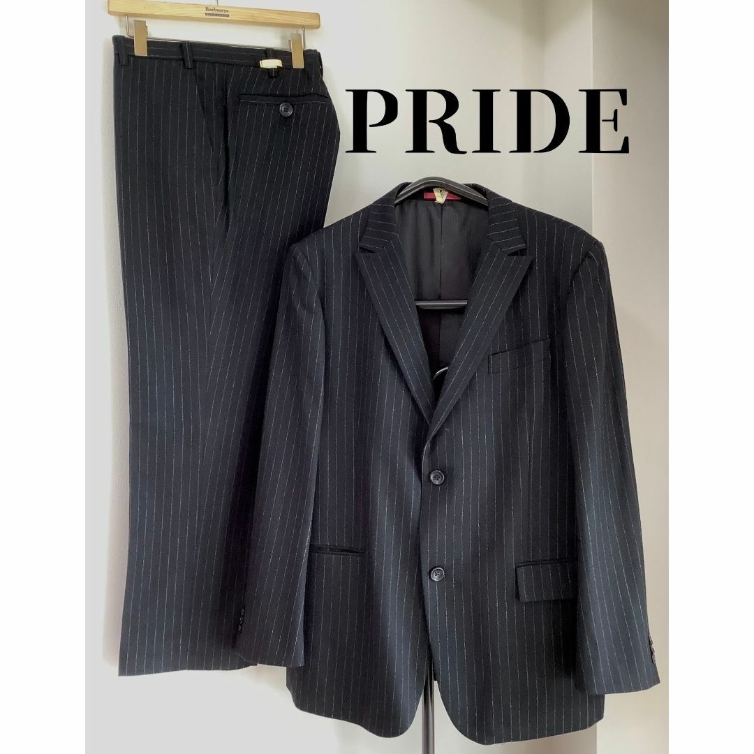 PRIDE(プライド)の[美品]“PRIDE”秋冬セットアップスーツ メンズのスーツ(セットアップ)の商品写真