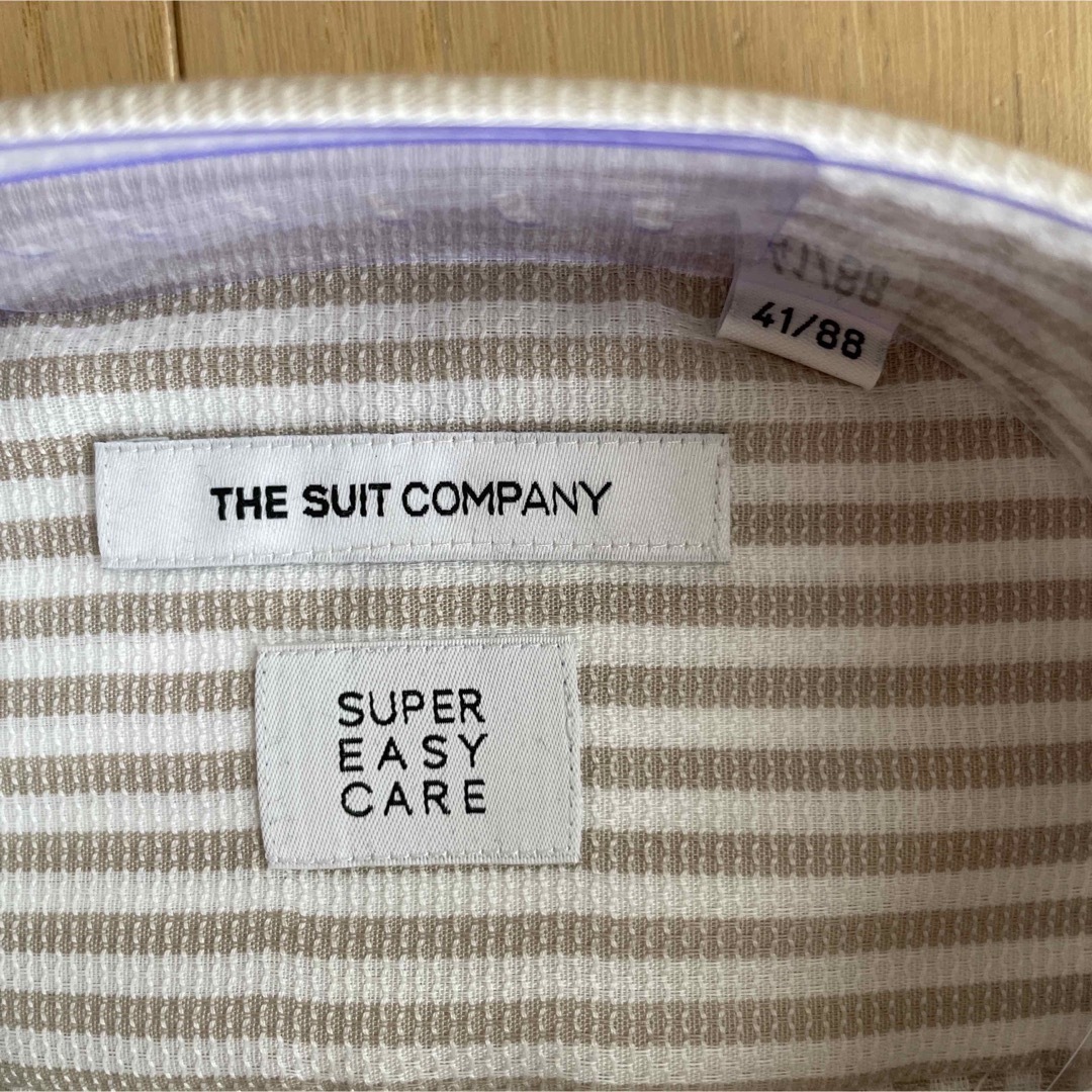 THE SUIT COMPANY(スーツカンパニー)のスーツカンパニー　長袖ドレスシャツ カッタウェイ　新品　サイズL41-88 メンズのトップス(シャツ)の商品写真