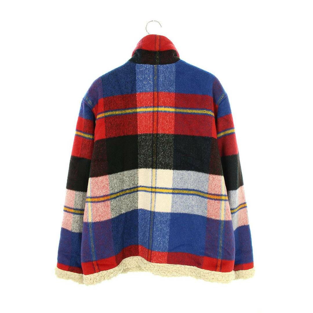 シュプリーム  17AW  Plaid Shearling Bomber チェック柄シャーリングボアボンバーブルゾン メンズ L