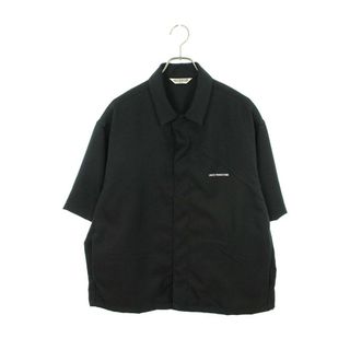 クーティー(COOTIE)のクーティー  23SS  Polyester Twill Fly Front S/S Shirt ポリエステルストレッチツイル半袖シャツ メンズ M(シャツ)