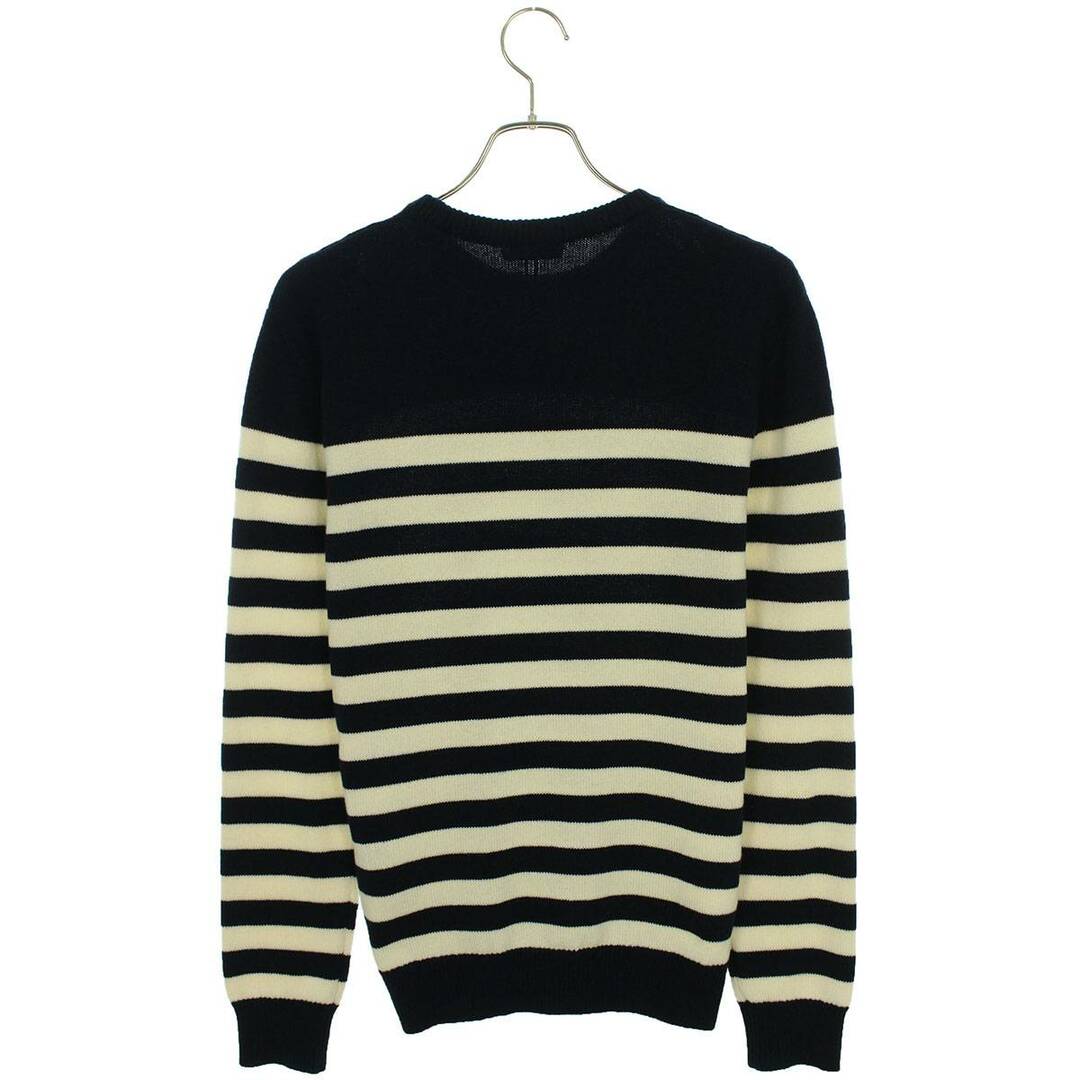 サンローランパリ 15AW 368949 Y1YB1 カシミアボーダーニット メンズ M