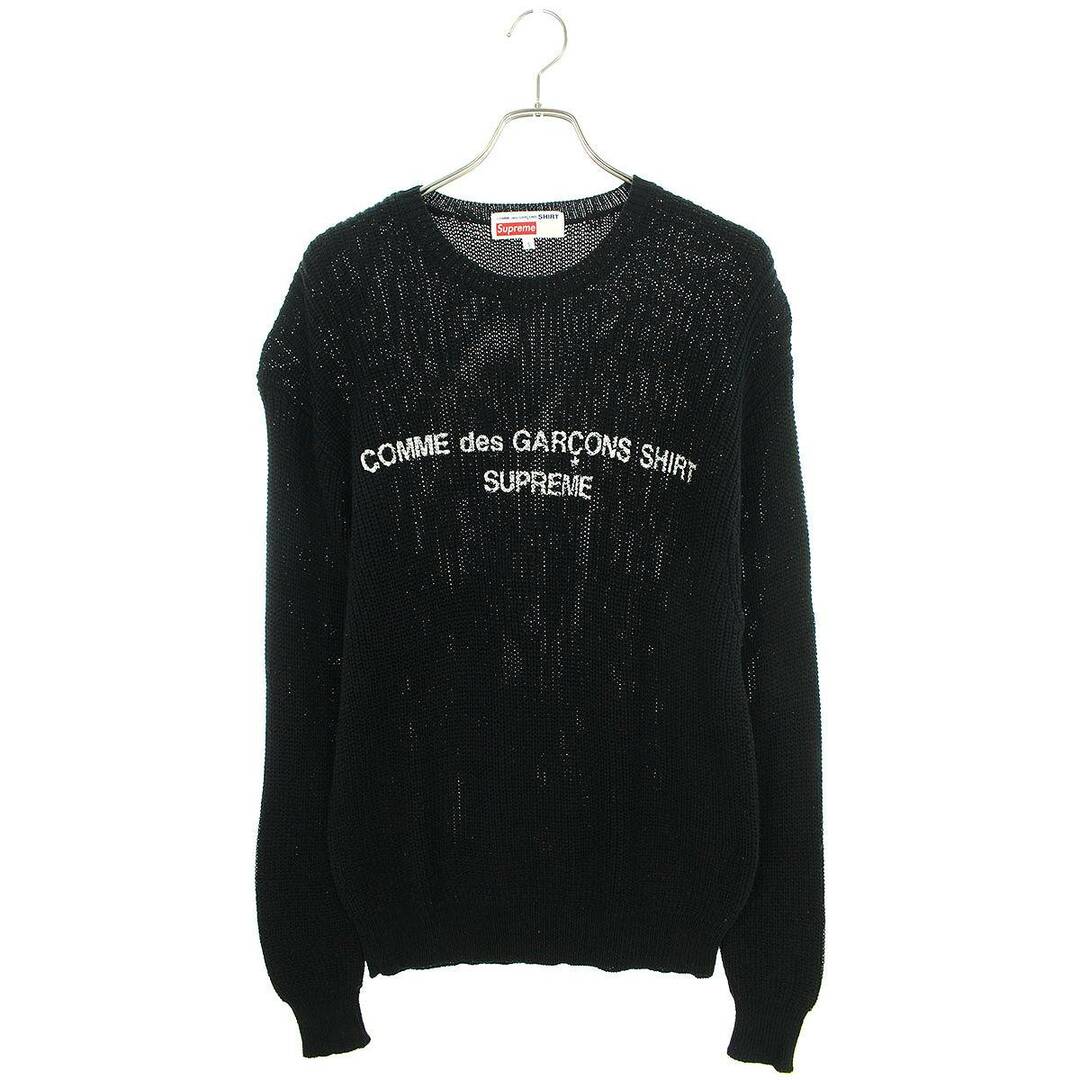 シュプリーム ×コムデギャルソンシャツ COMME des GARCONS SHIRT  COMME des GARCONS SHIRT Sweater ロゴニット メンズ Sトップス