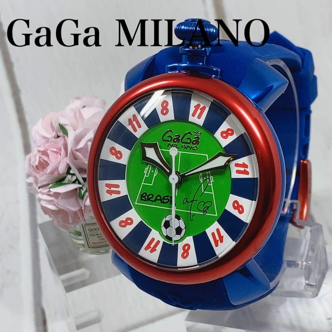 腕時計メンズレディース Gagaガガミラノ5070.2LEブラジル男性用イタリア