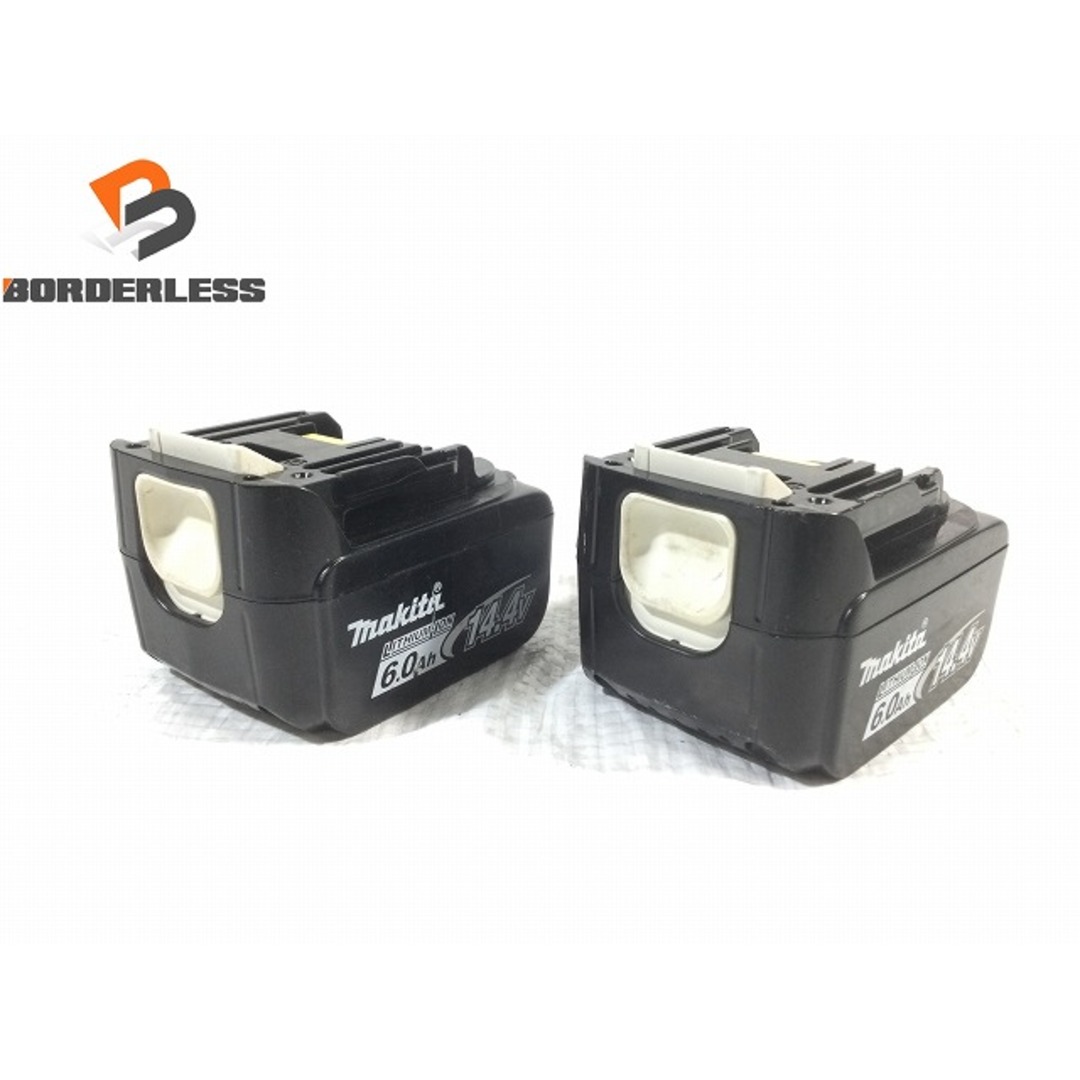 Makita - ☆中古品2個セット☆makita マキタ 14.4V 6.0Ah 残量表示付