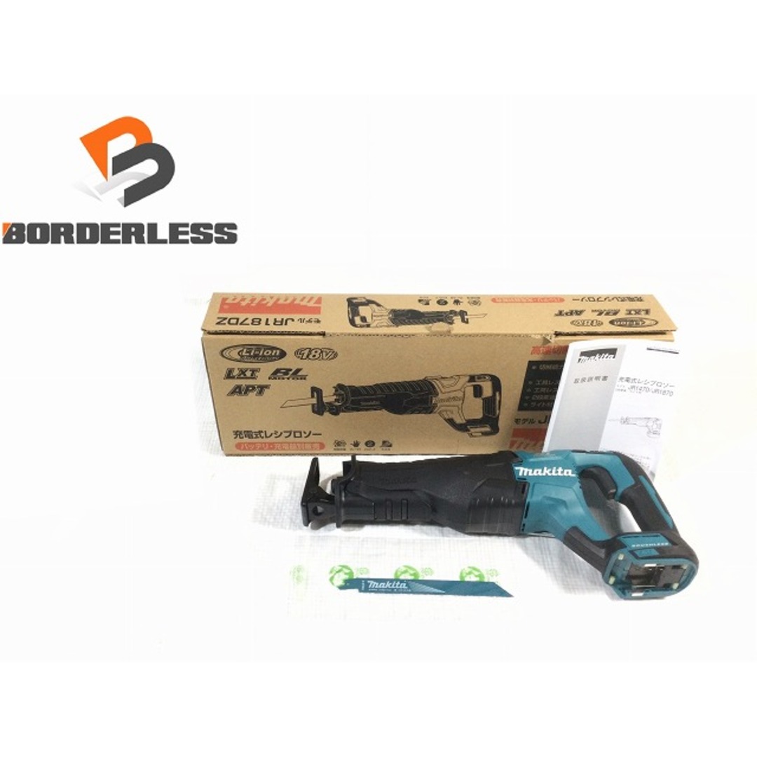 自動車/バイク☆未使用品☆ makita マキタ 18V 充電式レシプロソー JR187DZ 本体のみ 電動工具 コードレス セーバーソー 78363