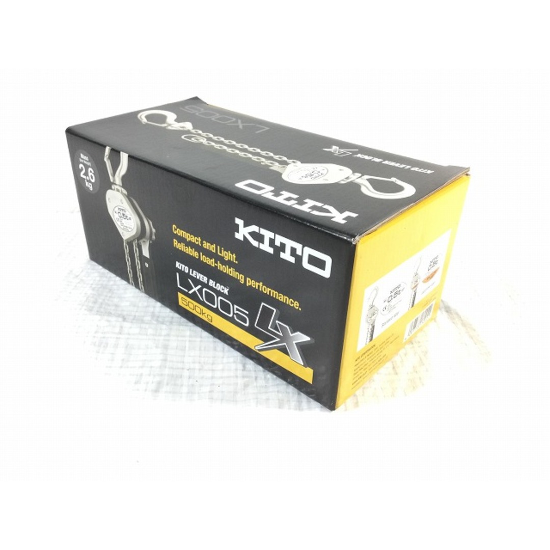 ☆未使用品☆KITO キトー レバーブロック LX005 荷重0.5ton/0.5 ☆未使用品☆KITO キトー レバーブロック LX005 荷重0.5ton/0.5