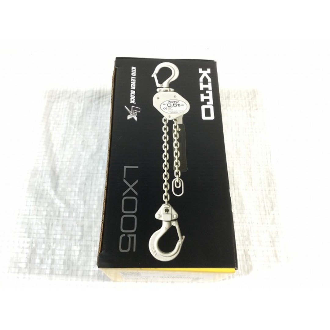 ☆未使用品☆KITO キトー レバーブロック LX005 荷重0.5ton/0.5 ☆未使用品☆KITO キトー レバーブロック LX005 荷重0.5ton/0.5