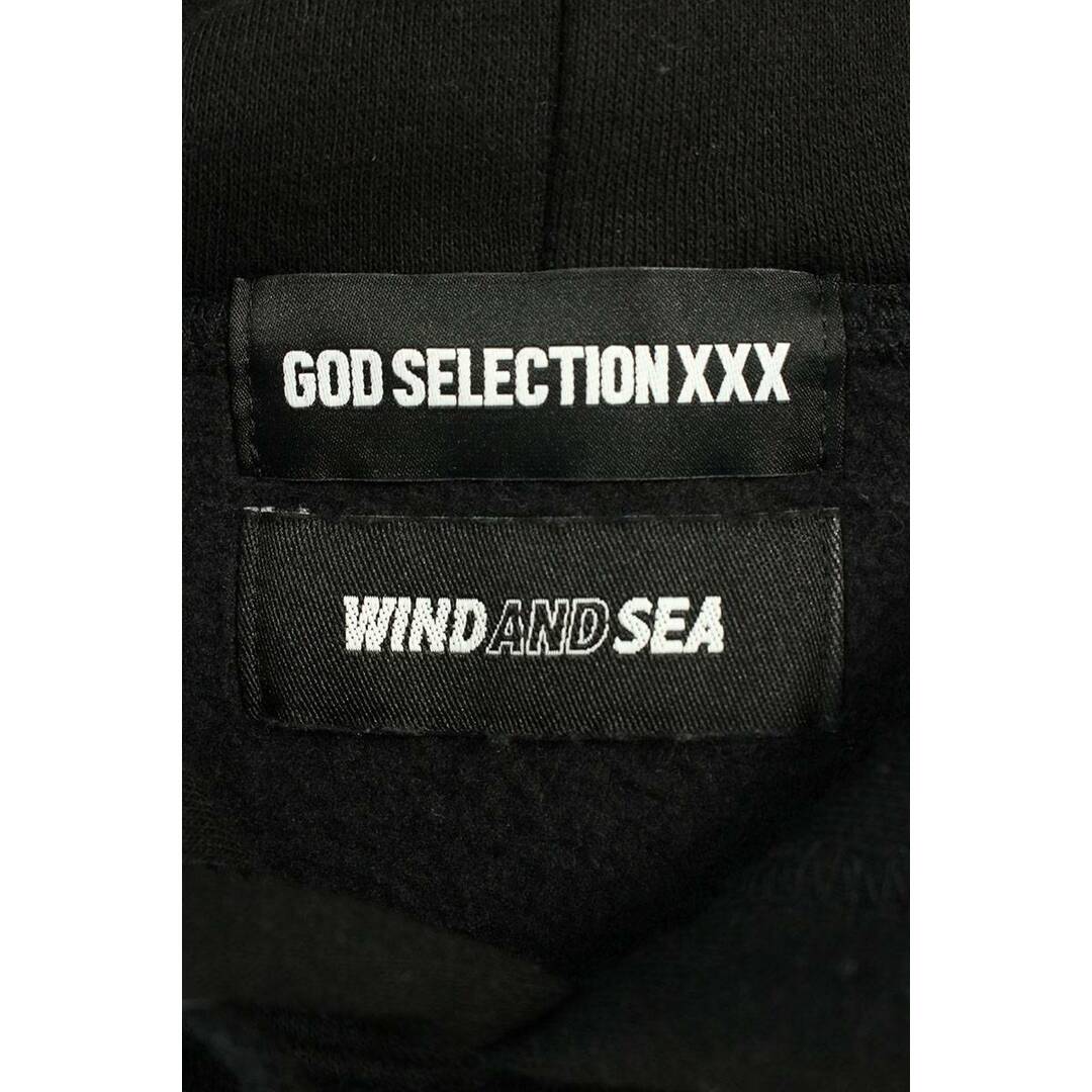 GOD SELECTION XXX - ゴッドセレクショントリプルエックス ×ウィンダンシー WIND AND SEA ロゴプリント