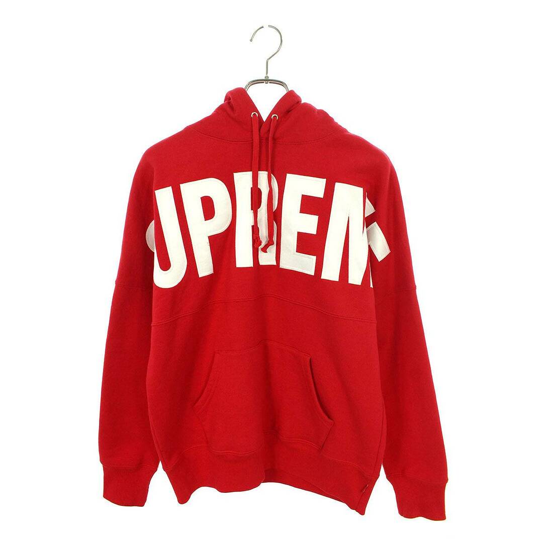 【美品】supreme メンズ　トップス　パーカー　シュプリーム　ビッグロゴ　赤