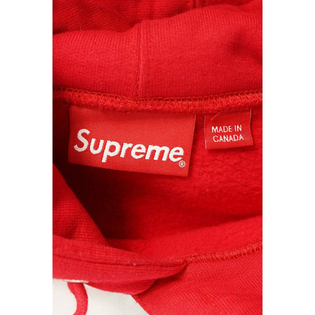 【美品】supreme メンズ　トップス　パーカー　シュプリーム　ビッグロゴ　赤