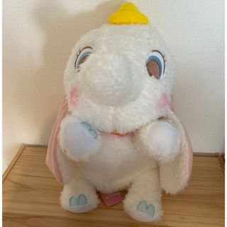 ディズニー(Disney)の【新品】ダンボ 赤いほっぺギガジャンボ寝そべりホワイトぬいぐるみ (ぬいぐるみ)