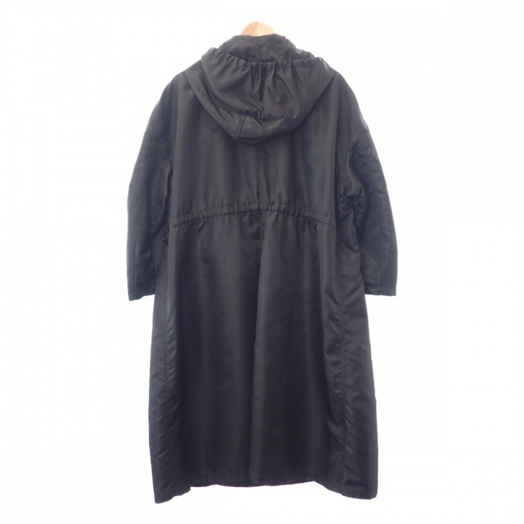 【ABランク】Maison Margiela メゾンマルジェラ MM6 ナイロンブルゾン フーディットコート ロングコート ジャケット S52AA0128 ブラック #38【ISEYA】約66cm袖丈