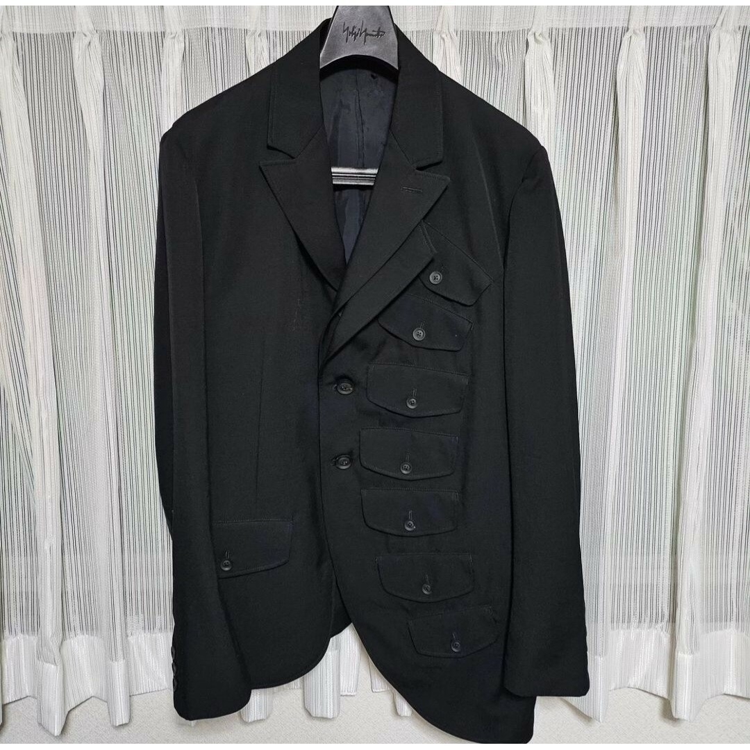 Yohji Yamamoto - ヨウジヤマモト 19SS フラップポケットジャケットの