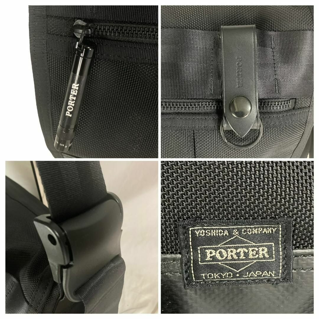 【未使用】PORTER ポーター ヒート ショルダー メッセンジャーバッグ L 9