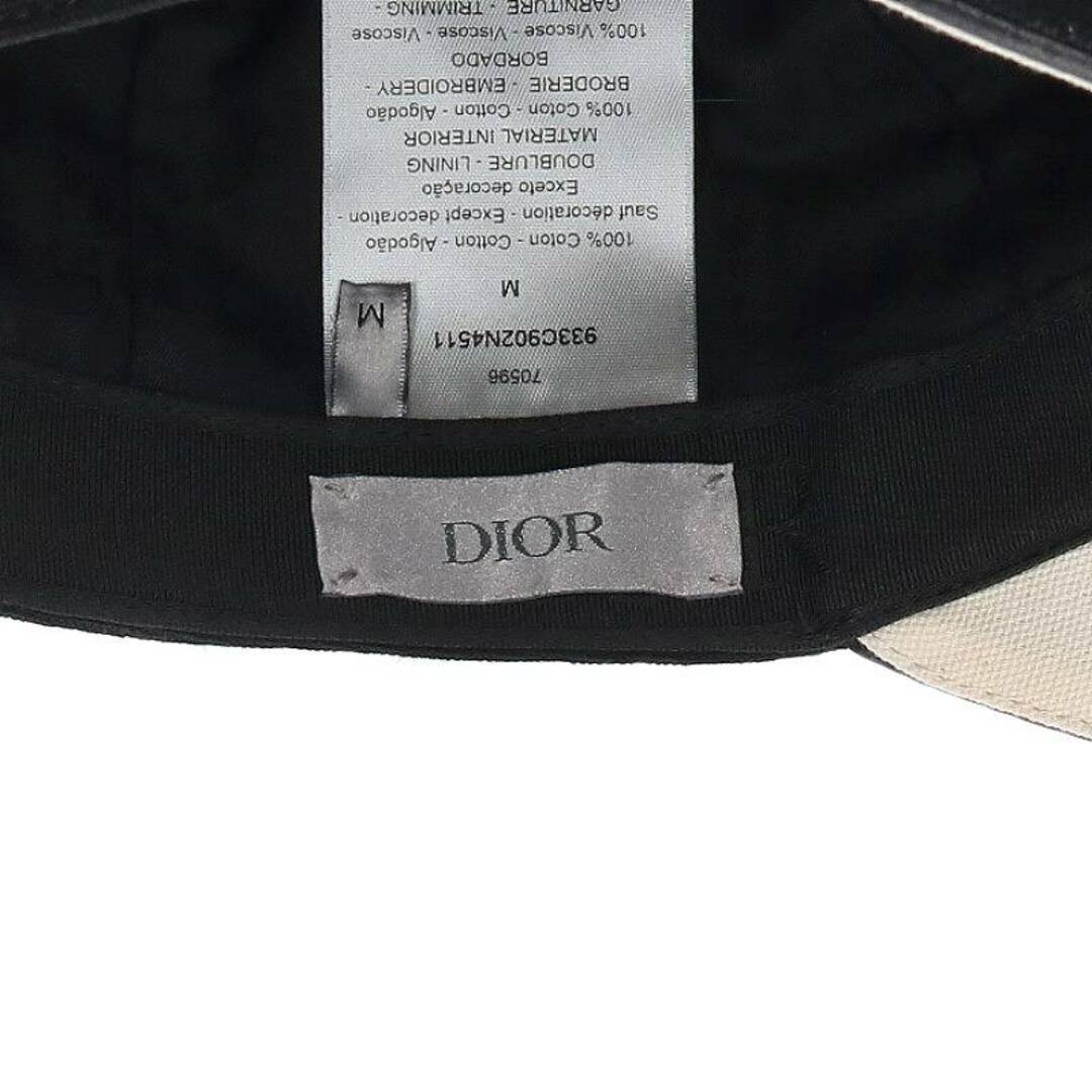 ディオール  22AW  933C902N4511 CACTUS JACK DIOロゴ刺繍ベースボール帽子 メンズ M 2