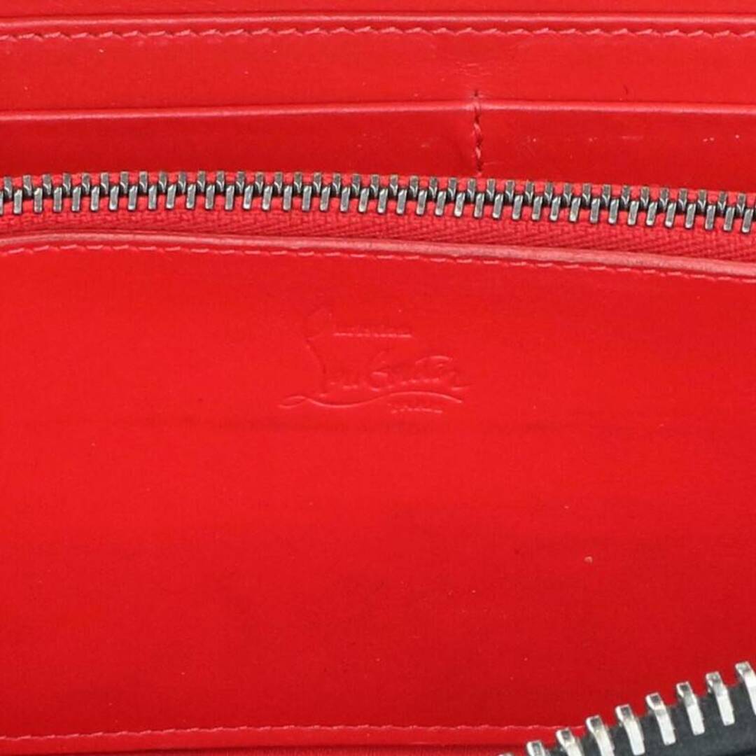 Christian Louboutin(クリスチャンルブタン)のクリスチャンルブタン  PANETTONEパネトーネ スパイクスタッズラウンドジップ財布 メンズ ハンドメイドのファッション小物(財布)の商品写真