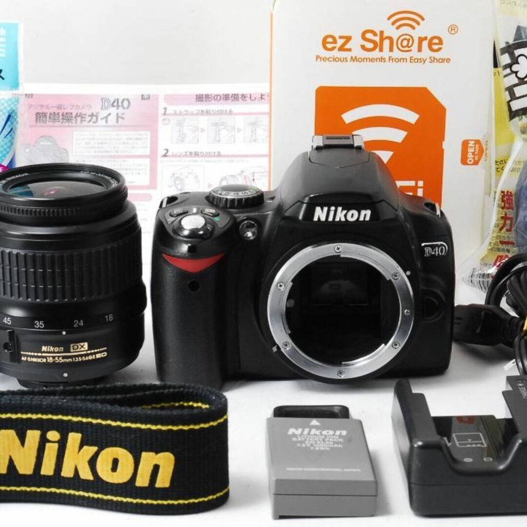 Nikon - ❤️小さい軽い簡単綺麗❤Nikon D40❤届いてすぐ使える