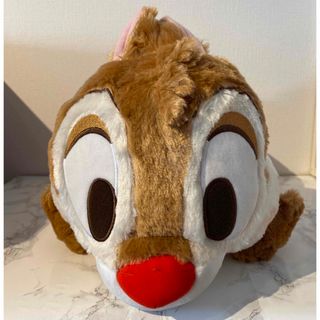 ディズニー(Disney)の【新品 未使用】Disney赤いほっぺギガジャンボ寝そべりポーズ デール(ぬいぐるみ)