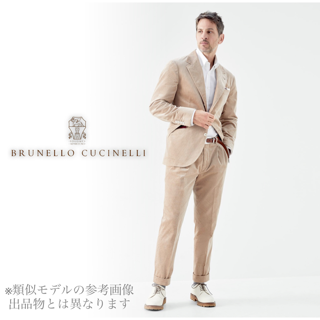 BRUNELLO CUCINELLI(ブルネロクチネリ)のJ91★美品★23SS★極上三者混セットアップ スーツ ブルネロクチネリ メンズのスーツ(セットアップ)の商品写真