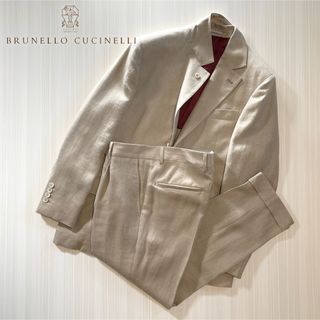 BRUNELLO CUCINELLI - J91☆美品☆23SS☆極上三者混セットアップ